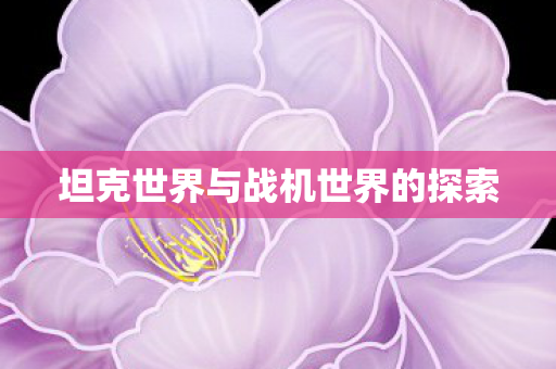 坦克世界与战机世界的探索