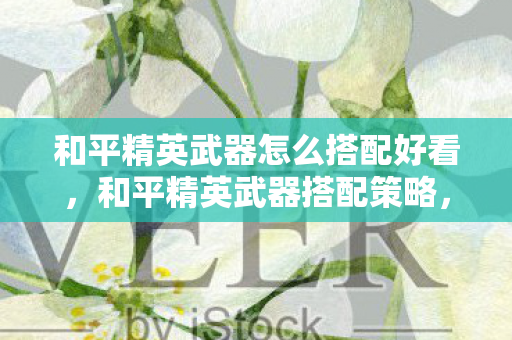 和平精英武器怎么搭配好看,和平精英武器搭配策略,打造最强战斗组合 和平精英武器怎么搭配好看,和平精英武器搭配策略,打造最强战斗组合