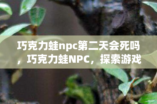 巧克力蛙npc第二天会死吗，巧克力蛙NPC，探索游戏世界的奇妙之旅