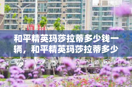 和平精英玛莎拉蒂多少钱一辆，和平精英玛莎拉蒂多少钱？揭秘游戏内载具的珍贵价值