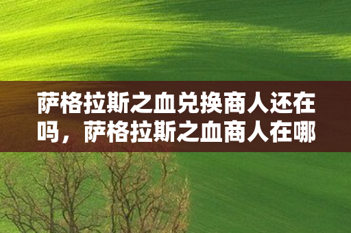萨格拉斯之血兑换商人还在吗，萨格拉斯之血商人在哪，探索游戏世界的神秘交易