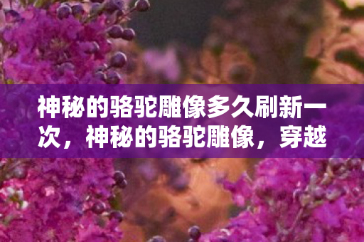 神秘的骆驼雕像多久刷新一次，神秘的骆驼雕像，穿越沙漠的传奇象征
