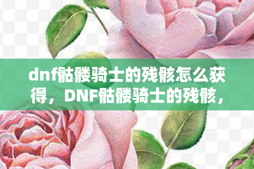 dnf骷髅骑士的残骸怎么获得,DNF骷髅骑士的残骸,探索遗忘之地的神秘传说 dnf骷髅骑士的残骸怎么获得,DNF骷髅骑士的残骸,探索遗忘之地的神秘传说