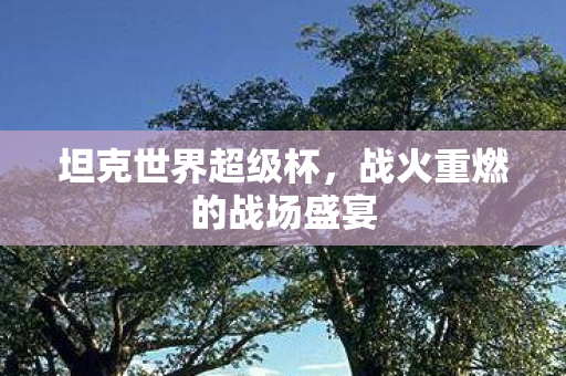 坦克世界超级杯，战火重燃的战场盛宴
