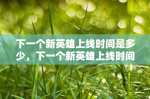 下一个新英雄上线时间是多少，下一个新英雄上线时间，深度解析与期待