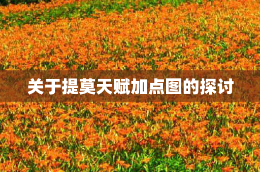 关于提莫天赋加点图的探讨