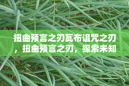 扭曲预言之刃瓦布诅咒之刃，扭曲预言之刃，探索未知领域的冒险之旅