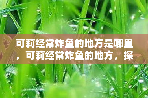 可莉经常炸鱼的地方是哪里，可莉经常炸鱼的地方，探索提瓦特大陆的奇妙水域