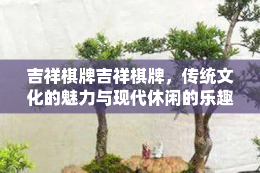 吉祥棋牌吉祥棋牌，传统文化的魅力与现代休闲的乐趣