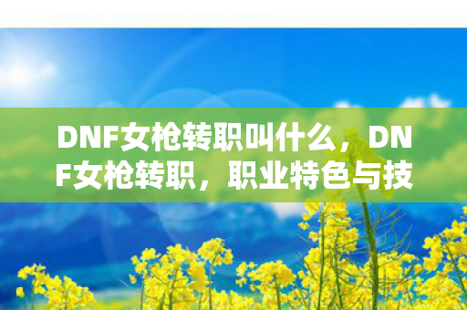 DNF女枪转职叫什么，DNF女枪转职，职业特色与技能解析