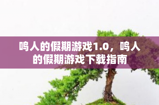 鸣人的假期游戏1.0，鸣人的假期游戏下载指南