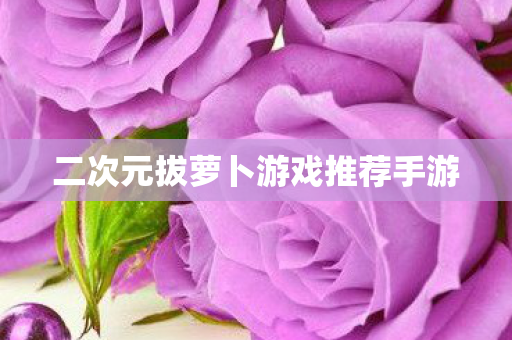 二次元拔萝卜游戏推荐手游