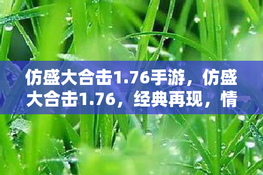 仿盛大合击1.76手游，仿盛大合击1.76，经典再现，情怀与创新的碰撞