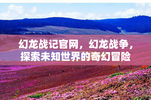 幻龙战记官网，幻龙战争，探索未知世界的奇幻冒险
