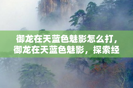 御龙在天蓝色魅影怎么打，御龙在天蓝色魅影，探索经典游戏的魅力与传承