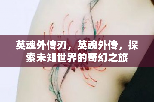 英魂外传刃，英魂外传，探索未知世界的奇幻之旅