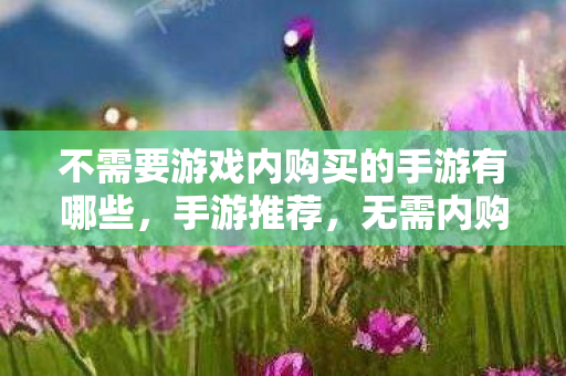 不需要游戏内购买的手游有哪些，手游推荐，无需内购，畅享无限乐趣