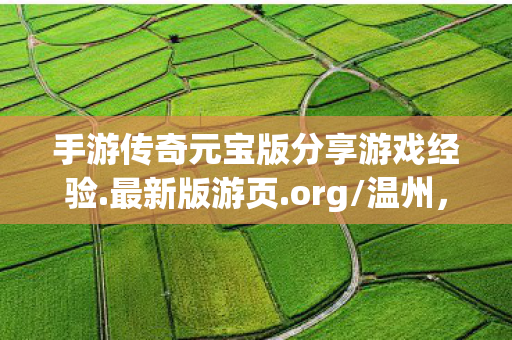 手游传奇元宝版分享游戏经验.最新版游页.org/温州，手游传奇元宝版，重温经典，尽享元宝福利