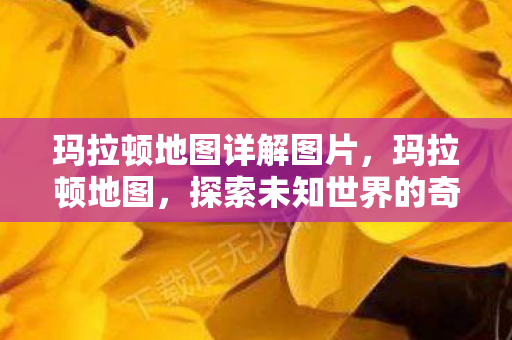 玛拉顿地图详解图片，玛拉顿地图，探索未知世界的奇幻之旅