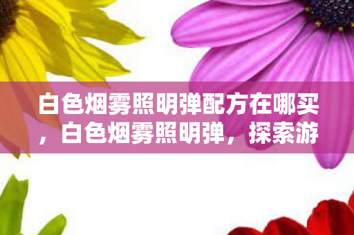 白色烟雾照明弹配方在哪买，白色烟雾照明弹，探索游戏世界的另类魅力