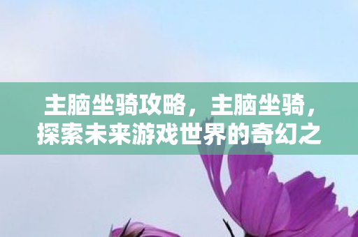 主脑坐骑攻略，主脑坐骑，探索未来游戏世界的奇幻之旅