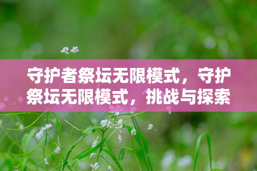 守护者祭坛无限模式，守护祭坛无限模式，挑战与探索的无限可能