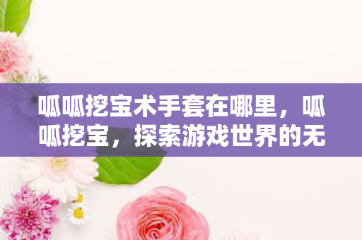 呱呱挖宝术手套在哪里，呱呱挖宝，探索游戏世界的无尽宝藏