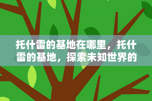 托什雷的基地在哪里，托什雷的基地，探索未知世界的奇妙之旅
