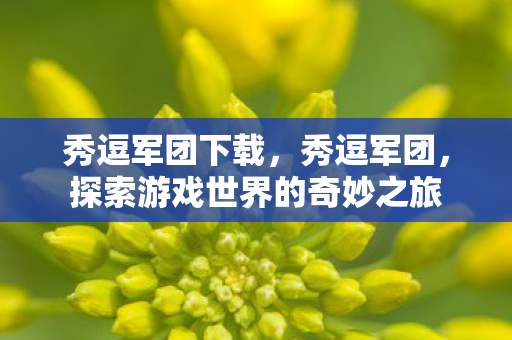 秀逗军团下载，秀逗军团，探索游戏世界的奇妙之旅