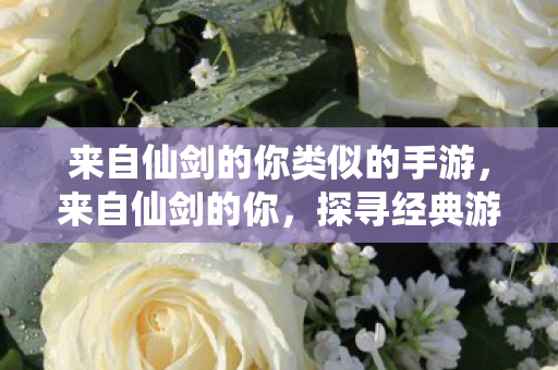 来自仙剑的你类似的手游，来自仙剑的你，探寻经典游戏的魅力与传承