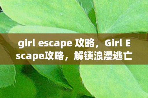 girl escape 攻略，Girl Escape攻略，解锁浪漫逃亡之旅