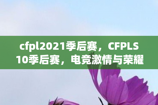 cfpl2021季后赛，CFPLS10季后赛，电竞激情与荣耀的碰撞