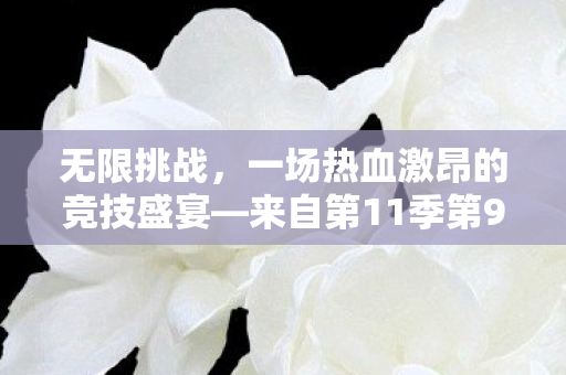无限挑战，一场热血激昂的竞技盛宴—来自第11季第9期的挑战之旅