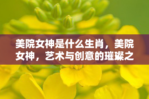 美院女神是什么生肖，美院女神，艺术与创意的璀璨之星