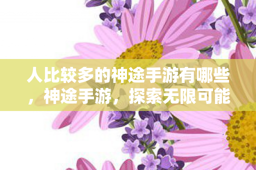 人比较多的神途手游有哪些，神途手游，探索无限可能的移动游戏新纪元