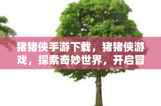 猪猪侠手游下载，猪猪侠游戏，探索奇妙世界，开启冒险之旅