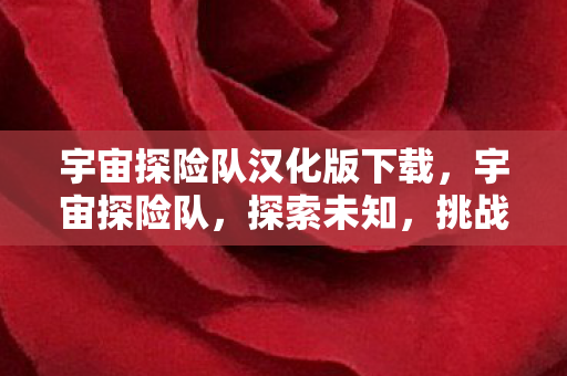 宇宙探险队汉化版下载，宇宙探险队，探索未知，挑战极限