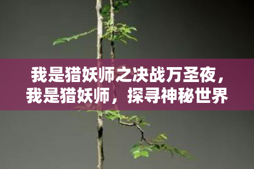 我是猎妖师之决战万圣夜，我是猎妖师，探寻神秘世界的守护者