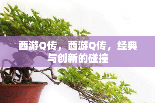 西游Q传，西游Q传，经典与创新的碰撞