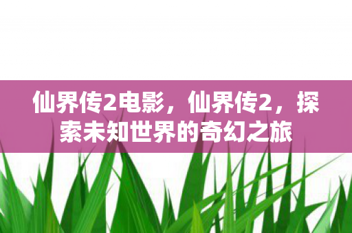 仙界传2电影，仙界传2，探索未知世界的奇幻之旅