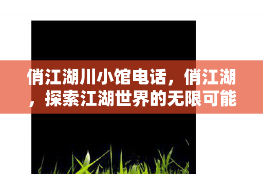 俏江湖川小馆电话，俏江湖，探索江湖世界的无限可能