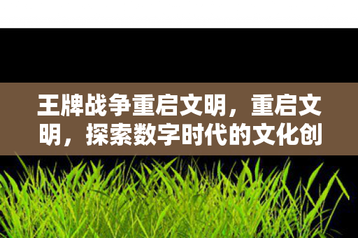 王牌战争重启文明，重启文明，探索数字时代的文化创新与保护