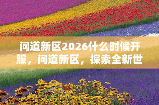 问道新区2026什么时候开服，问道新区，探索全新世界的奇妙之旅