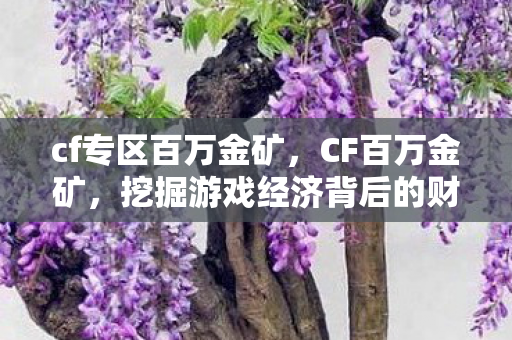 cf专区百万金矿，CF百万金矿，挖掘游戏经济背后的财富密码