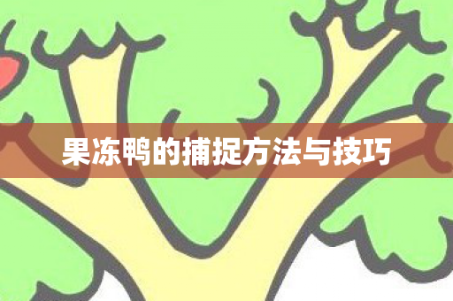 果冻鸭的捕捉方法与技巧 果冻鸭的捕捉方法与技巧