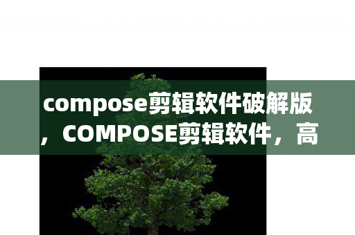 compose剪辑软件破解版，COMPOSE剪辑软件，高效创作，尽享创意无限