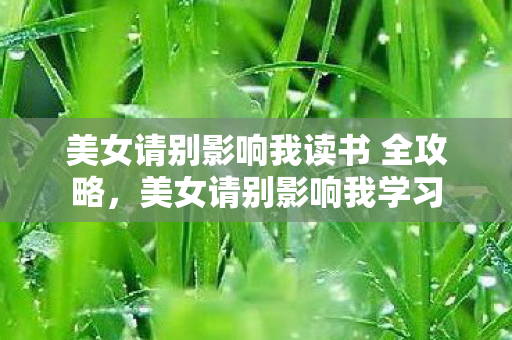 美女请别影响我读书 全攻略，美女请别影响我学习