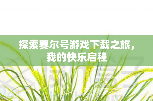 探索赛尔号游戏下载之旅，我的快乐启程