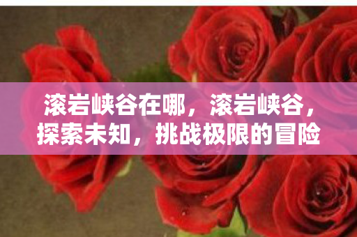 滚岩峡谷在哪，滚岩峡谷，探索未知，挑战极限的冒险之旅