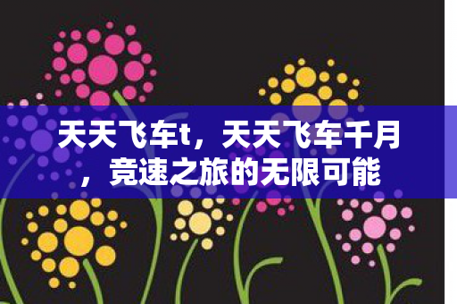 天天飞车t,天天飞车千月,竞速之旅的无限可能 天天飞车t,天天飞车千月,竞速之旅的无限可能